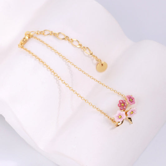 Jasmine with Leaf Bracelet