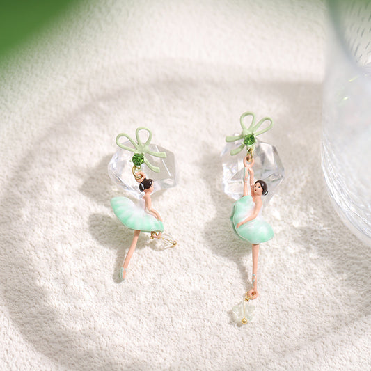Dancing Ballet Girl Earring