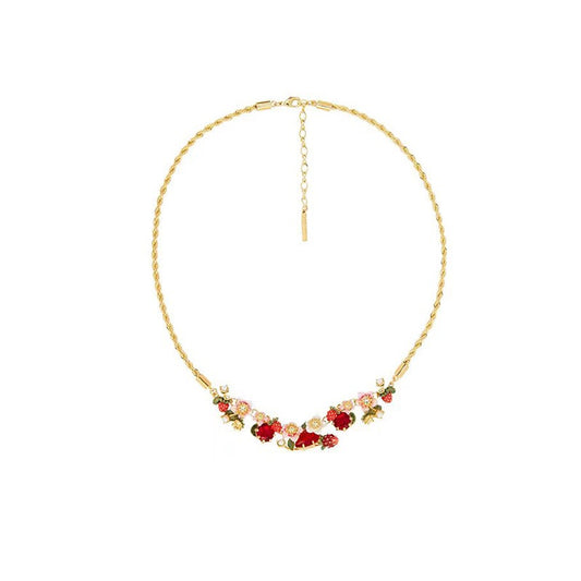 Berry Garden Collection-Strawberry Necklace