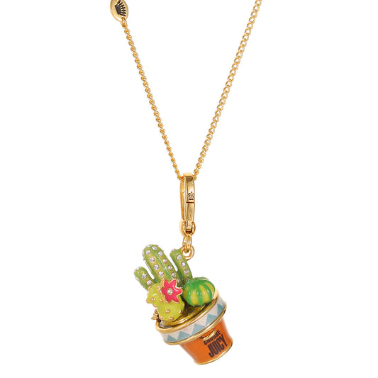 Cactus Pendant Necklace