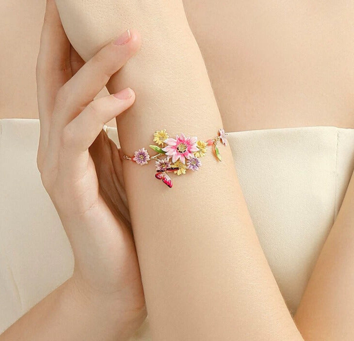 Butterfly in the Flower Collection-bracelet