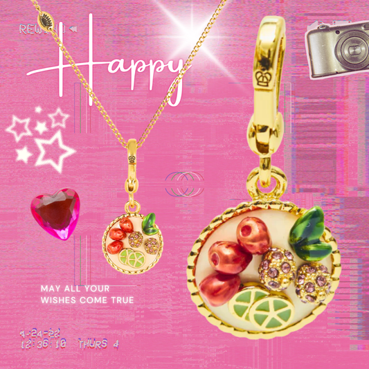 Lemon Fruit Pizza Pendant