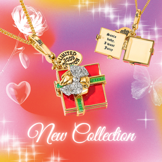 Butterfly Festival Gift Box Pendant Necklace