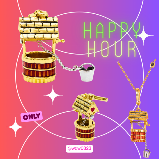 Water Well Pendant with Bucket