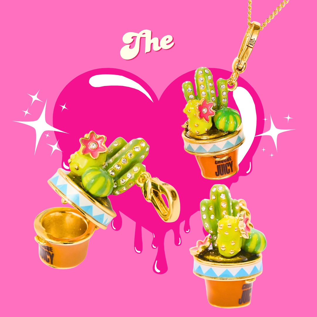 Cactus Pendant Necklace