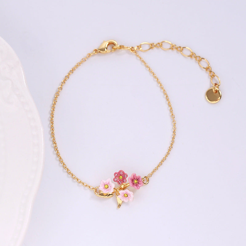 Jasmine with Leaf Bracelet
