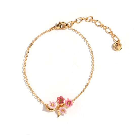 Jasmine with Leaf Bracelet