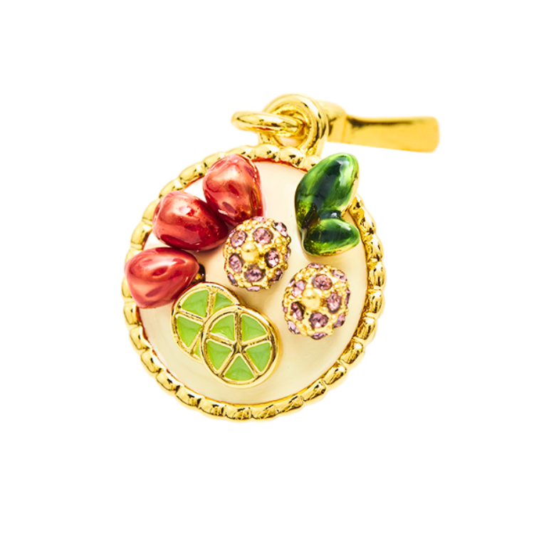 Lemon Fruit Pizza Pendant