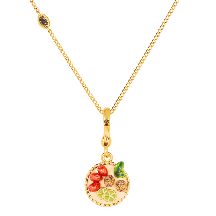Lemon Fruit Pizza Pendant
