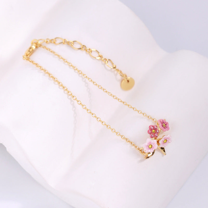 Jasmine with Leaf Bracelet