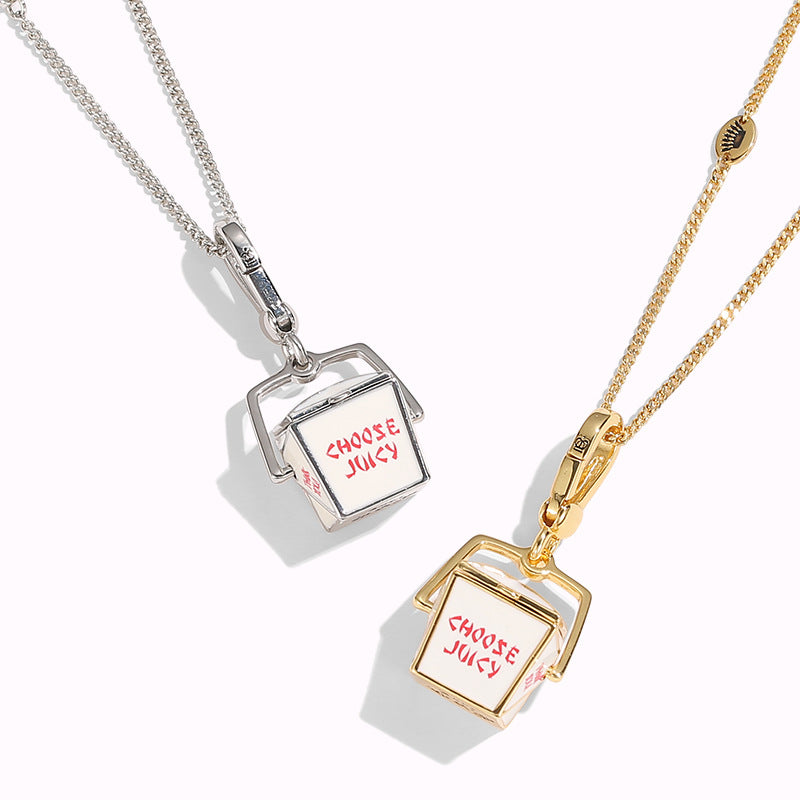 Funny takeout box pendant