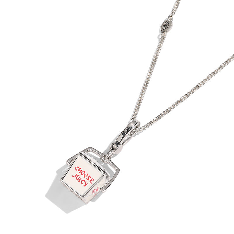 Funny takeout box pendant