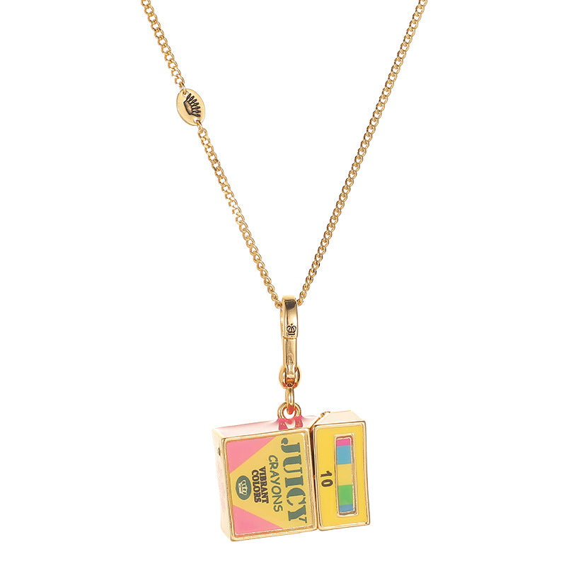 Colored crayon box pendant