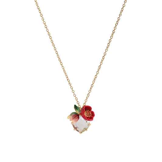 Red Winter Aconite Necklace