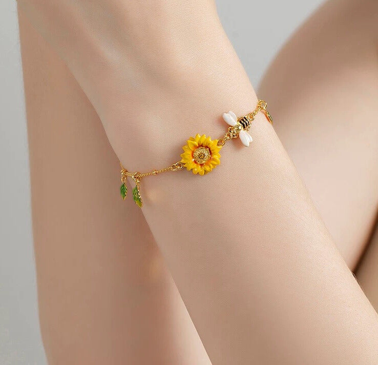 Bee Sunflower Collection Bracelet