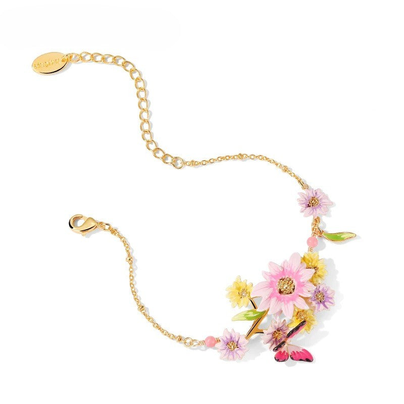 Butterfly in the Flower Collection-bracelet