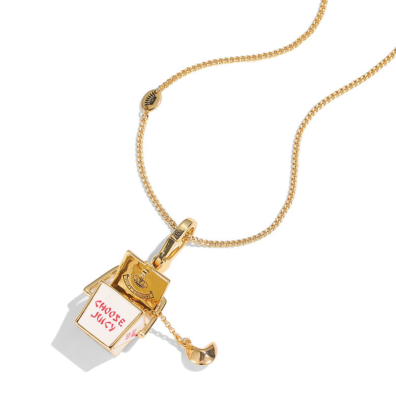 Funny takeout box pendant