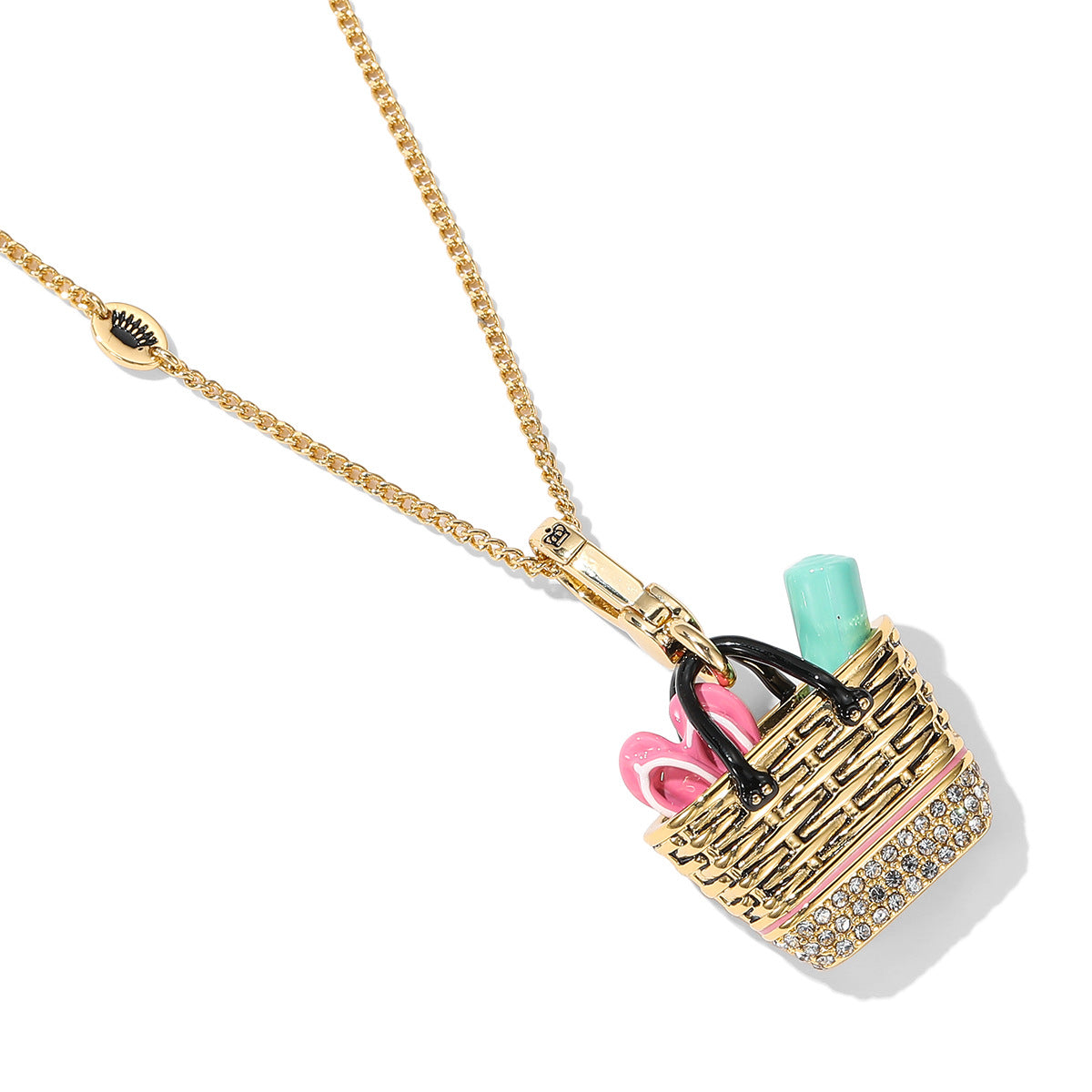 Basket Pendant with Slippers and Yoga Mat