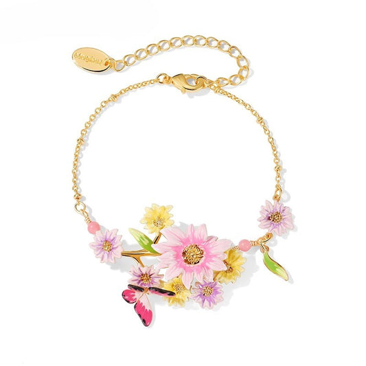 Butterfly in the Flower Collection-bracelet