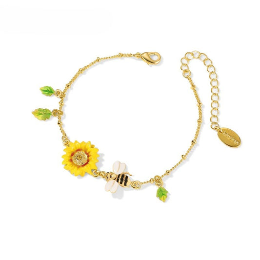 Bee Sunflower Collection Bracelet