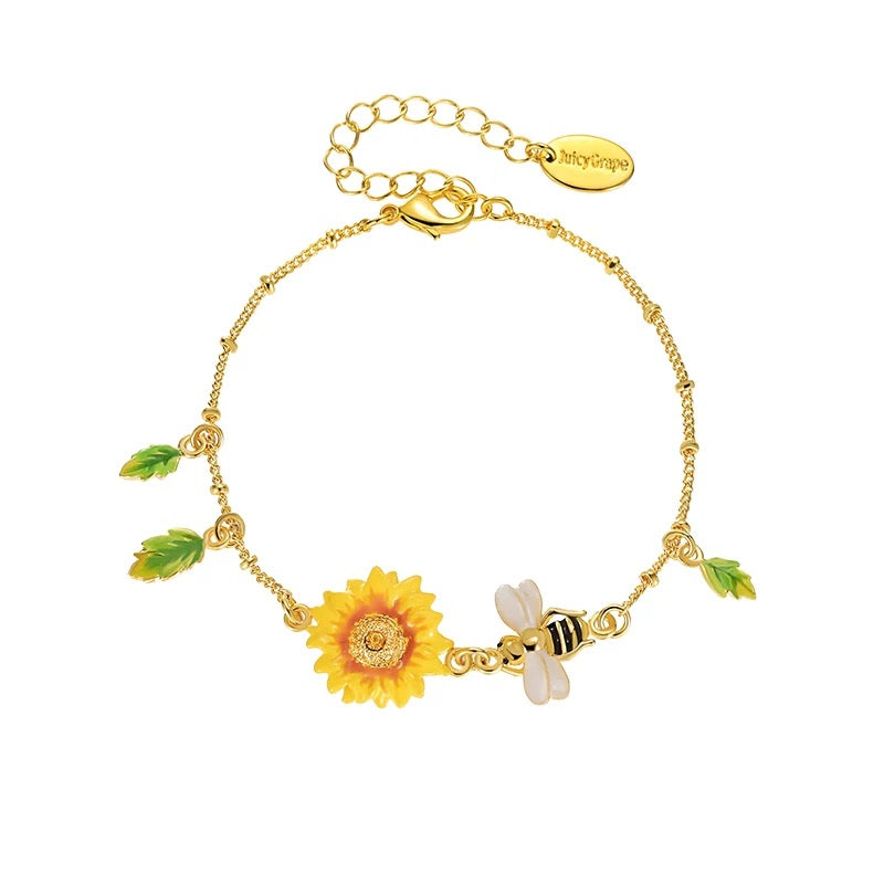 Bee Sunflower Collection Bracelet