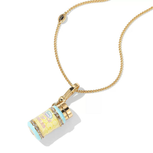 Delicate Water Bottle Pendant Necklace