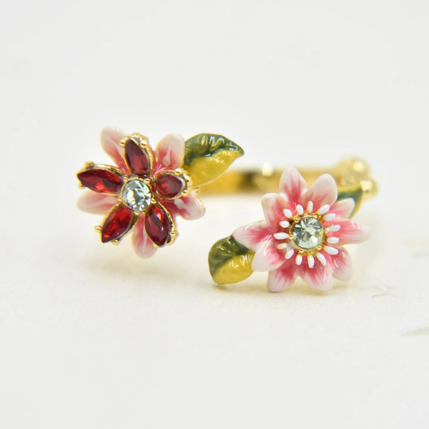 Simple Pink Passion Flower Earring