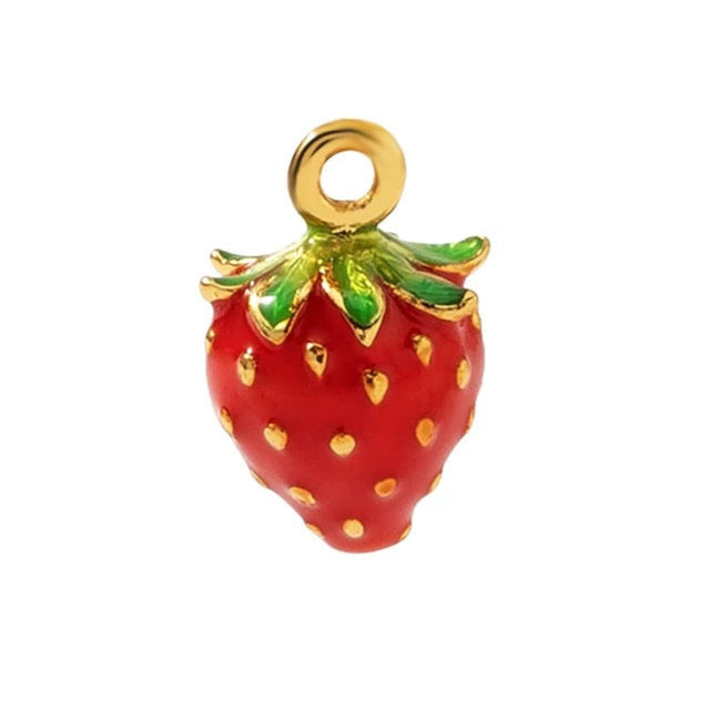 Enamel Colorful Fruit Pendant