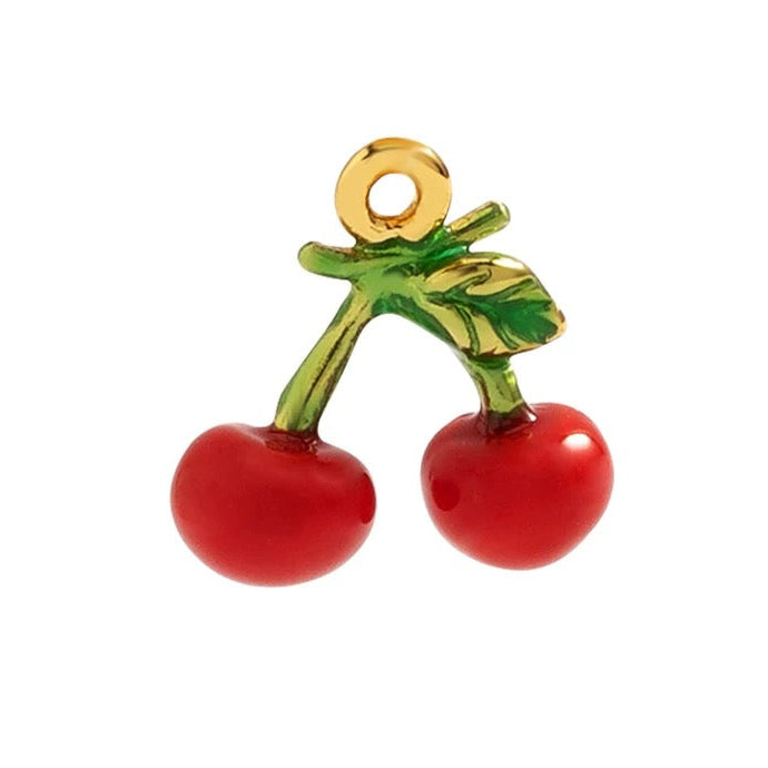 Enamel Colorful Fruit Pendant