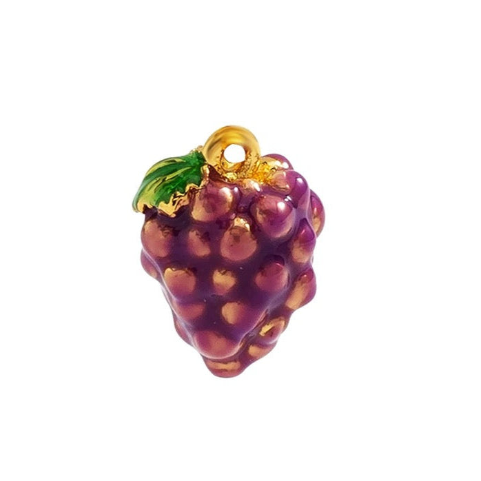 Enamel Colorful Fruit Pendant
