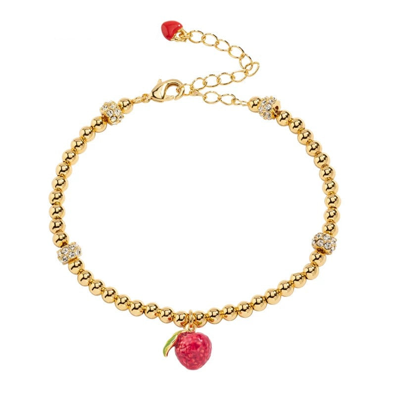 Enameled fruit bracelet various options