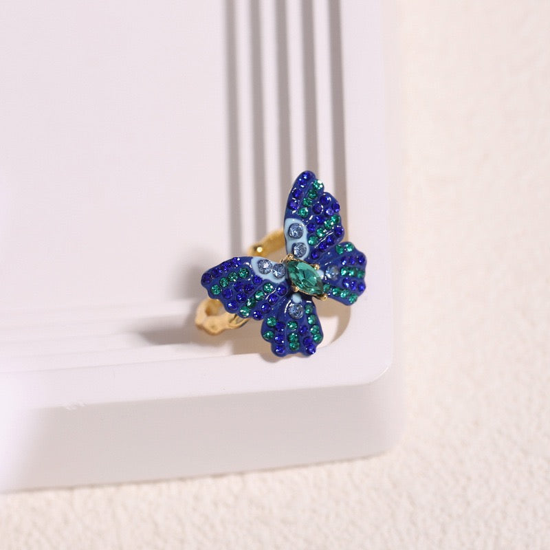 Blue Fantasy Butterfly Ring