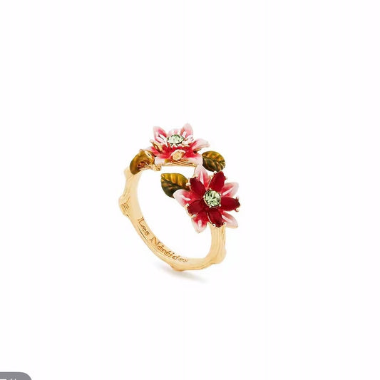 Pink Passion Flower Ring