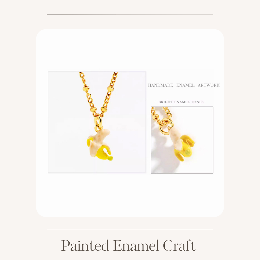 Enamel fruit necklace various options