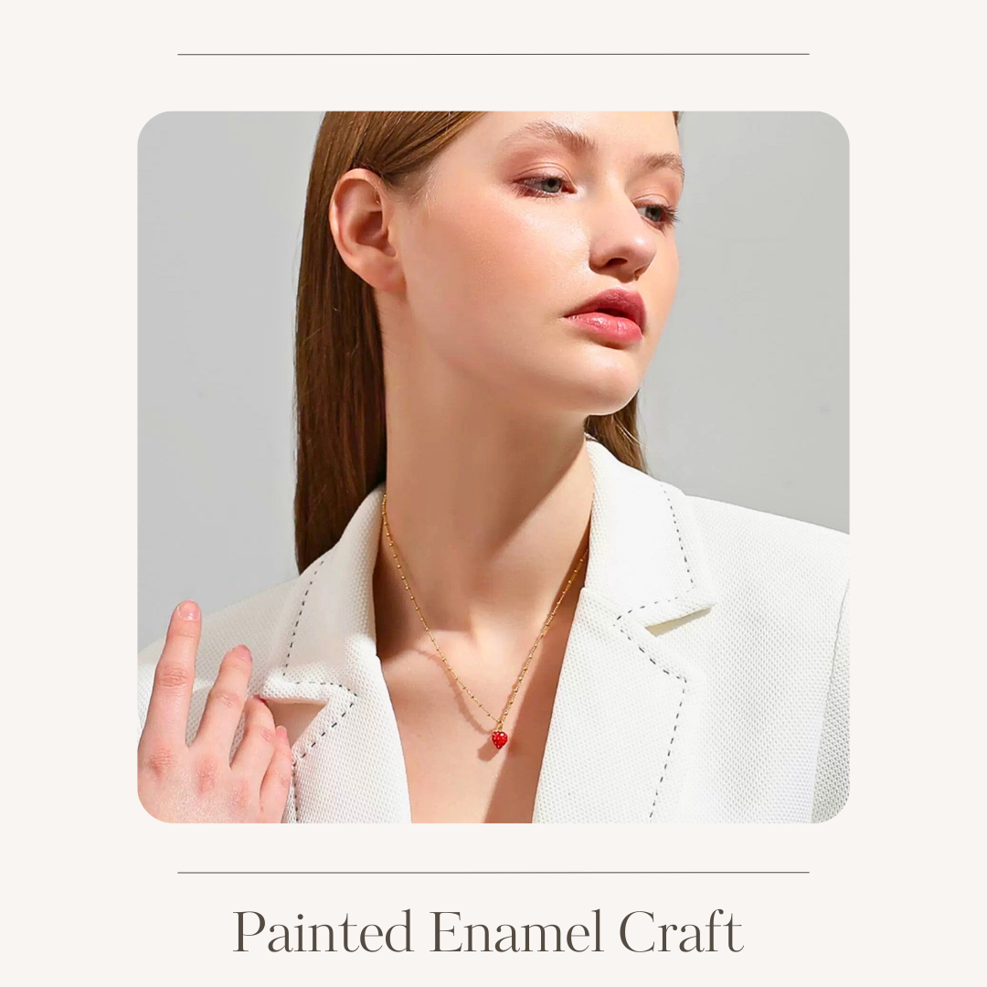 Enamel fruit necklace various options
