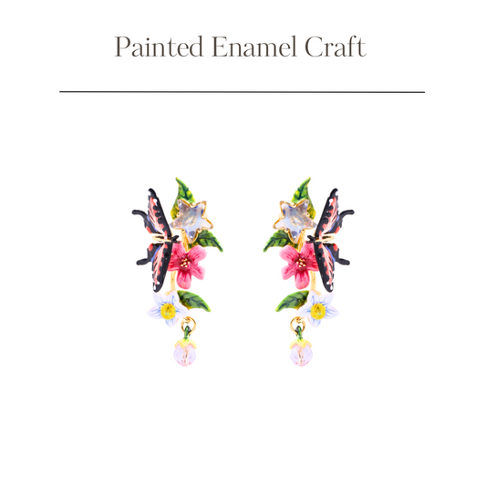 Jasmine with Butterfly Earring