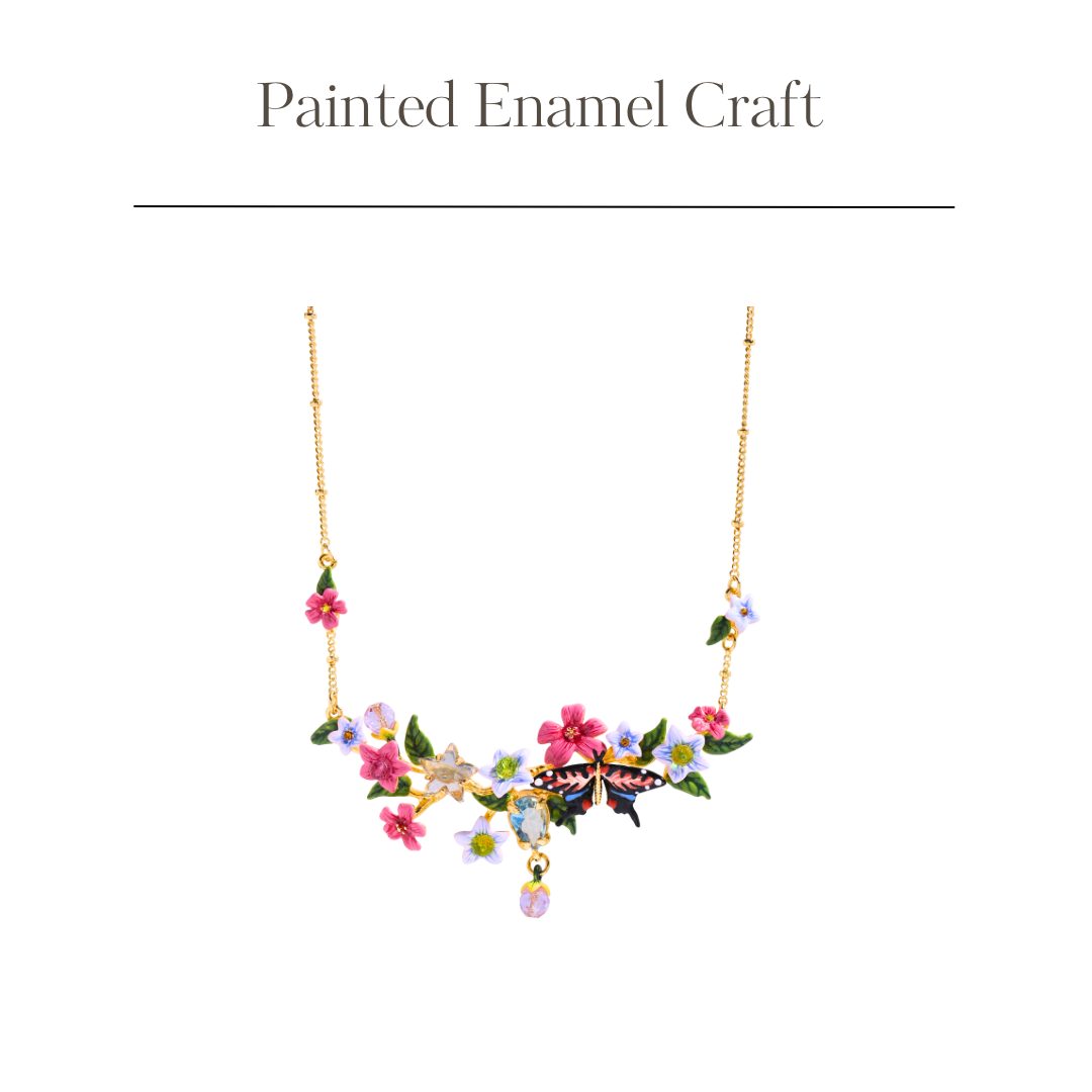 Jasmine Butterfly Necklace