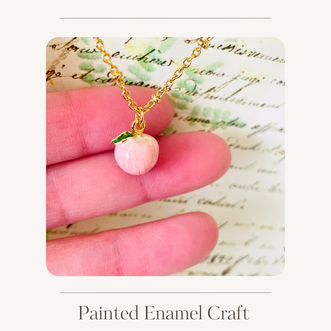 Enamel fruit necklace various options