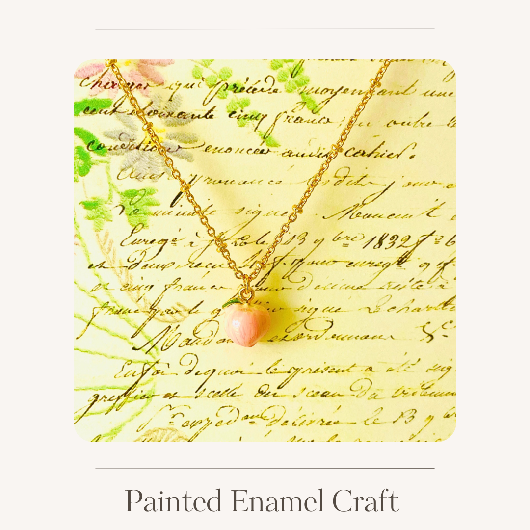 Enamel fruit necklace various options