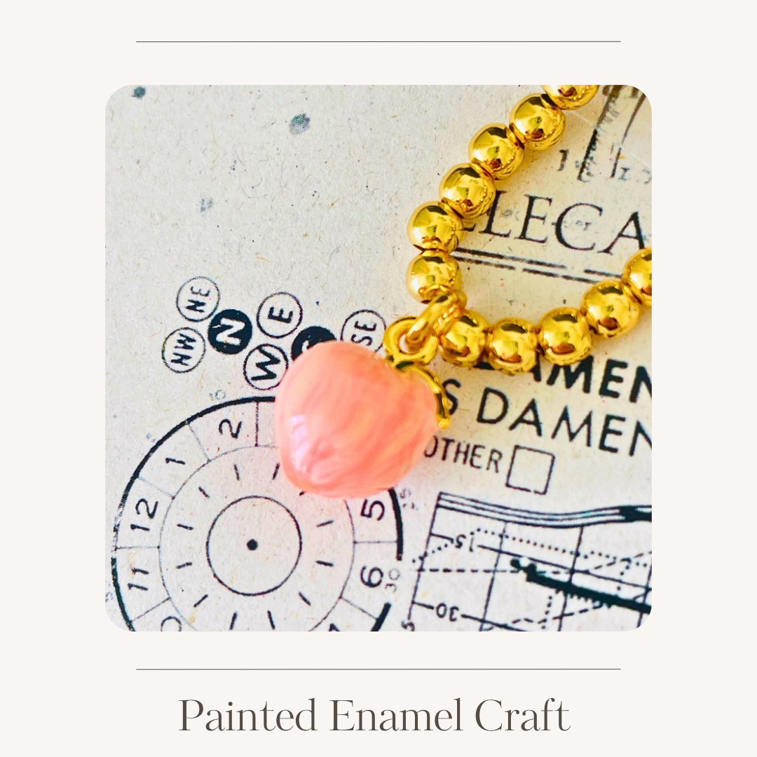 Enameled fruit bracelet various options