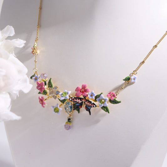 Jasmine Butterfly Necklace