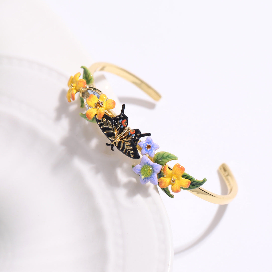 Jasmine Butterfly Bracelet