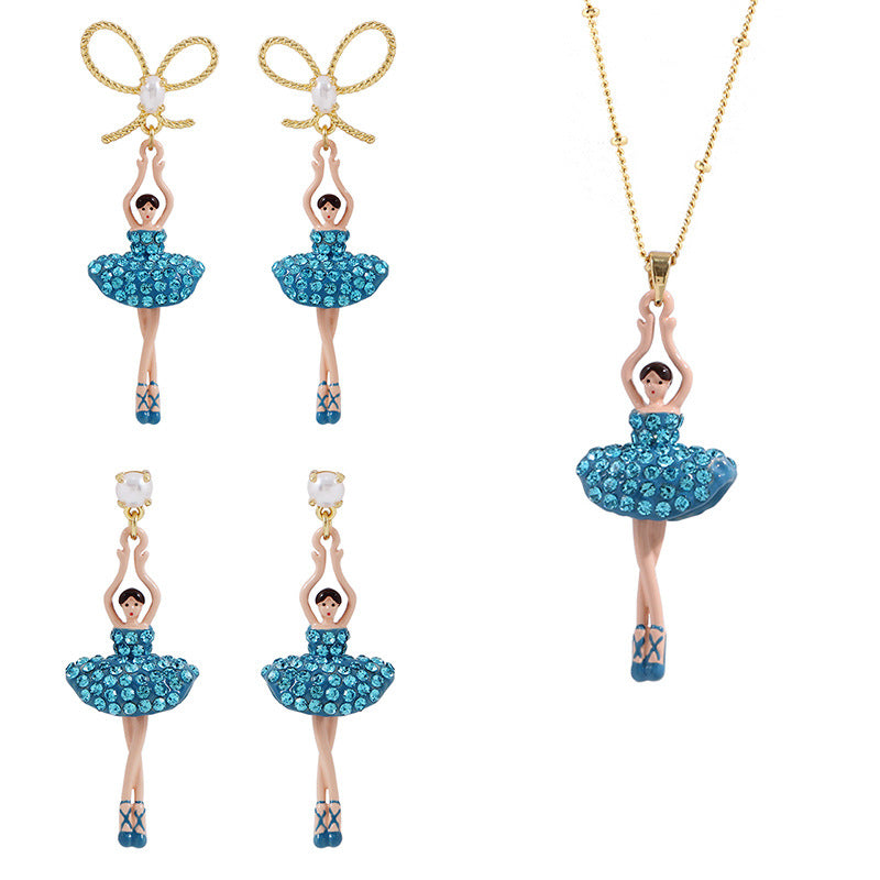 Sparkling Ballerina Jewellery - Blue Dance Dresses