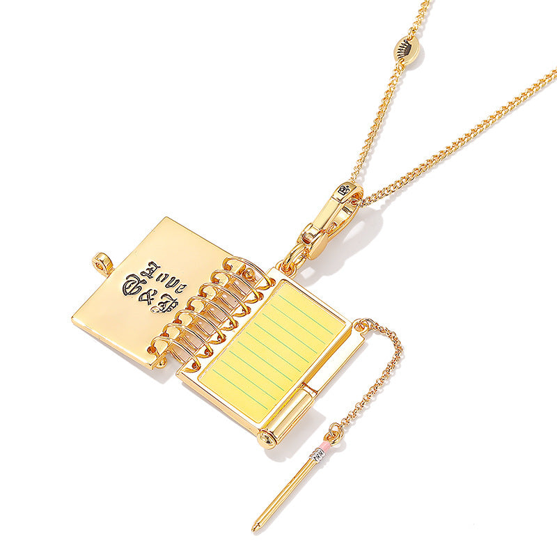Flipbook Pendant Necklace