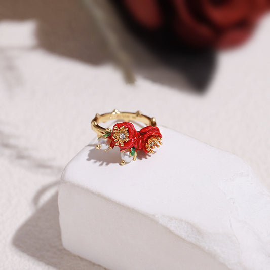 Rose Pearl Collection Ring