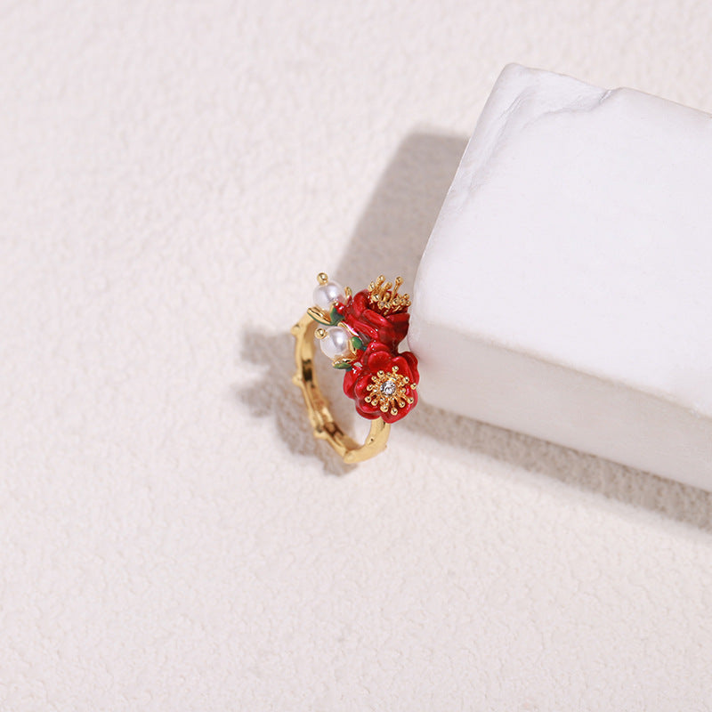 Rose Pearl Collection Ring