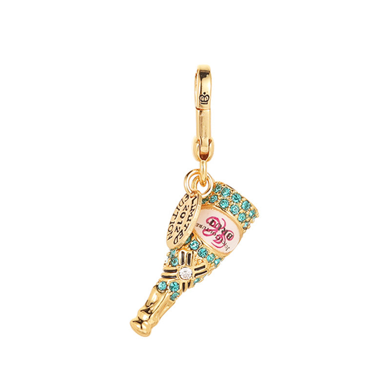 Sparkling Wine Bottle Pendant Necklace
