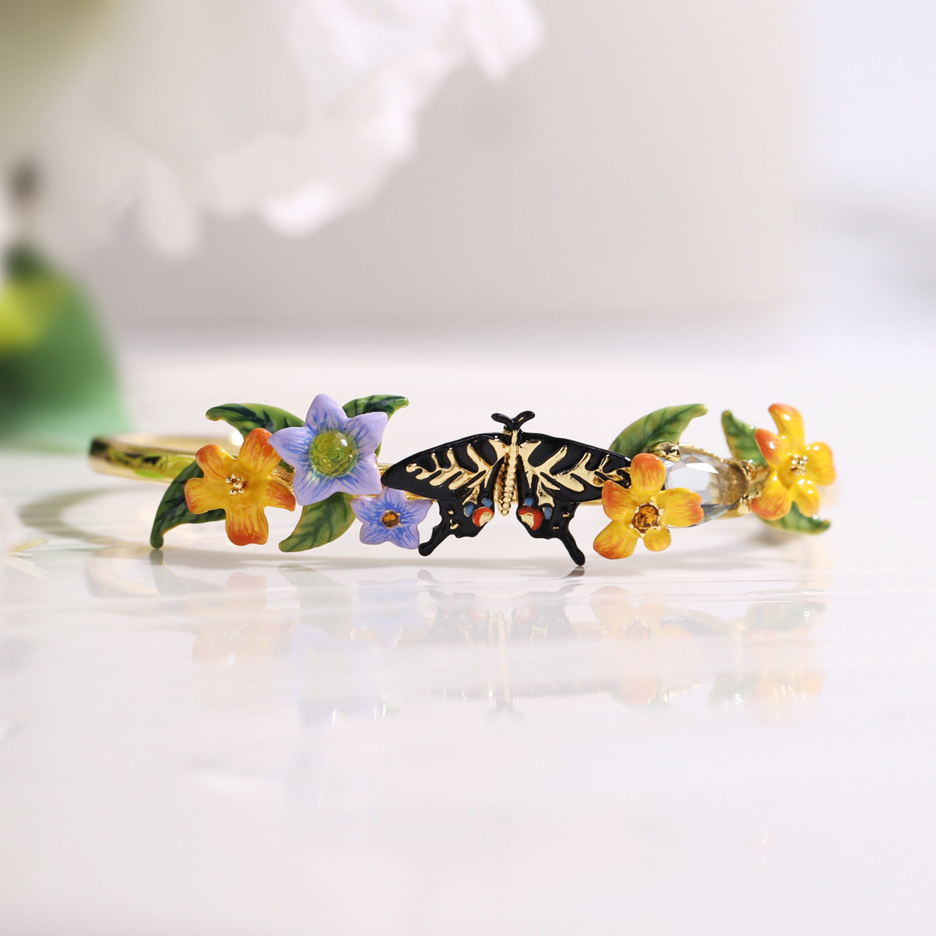 Jasmine Butterfly Bracelet