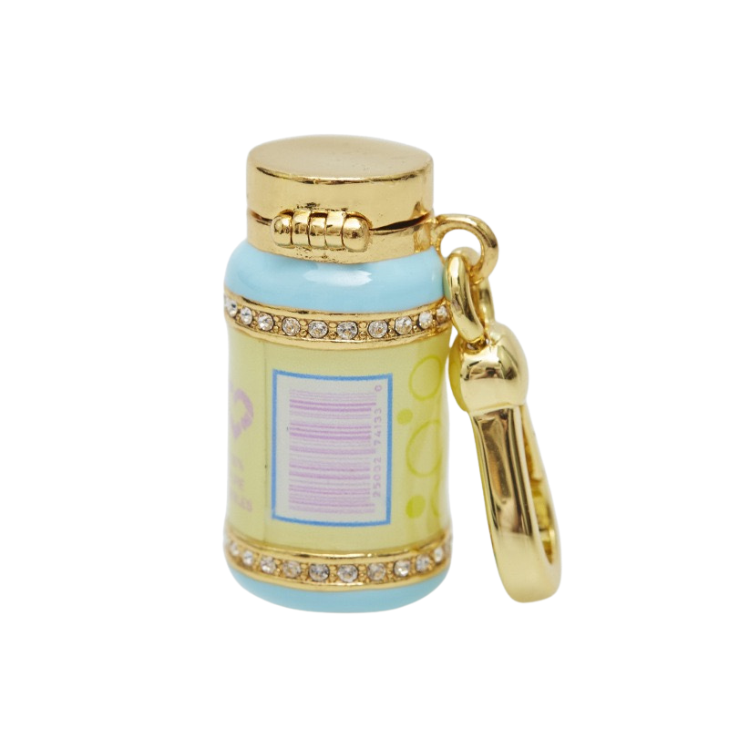 Delicate Water Bottle Pendant Necklace
