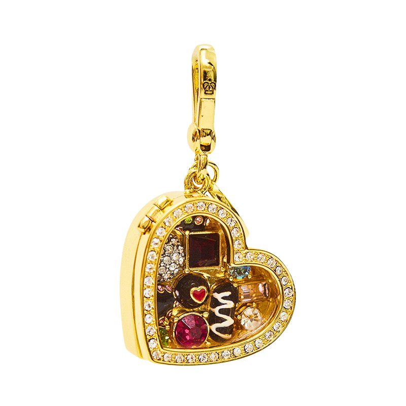 Heart Shaped Chocolate Box Pendant